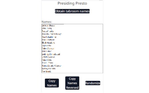 Presiding Presto  from Chrome web store to be run with OffiDocs Chromium online