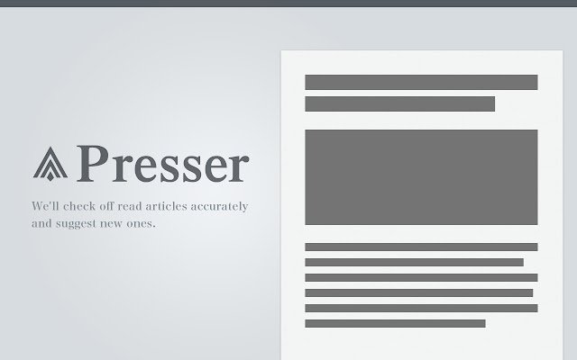 Chrome ウェブストアの Presser を OffiDocs Chromium オンラインで実行する