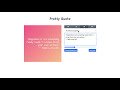 Pretty Quote  from Chrome web store to be run with OffiDocs Chromium online