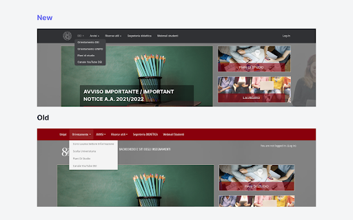 Pretty Unipd  from Chrome web store to be run with OffiDocs Chromium online