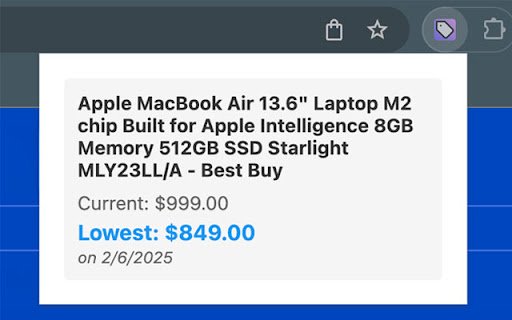 Price History Tracker  from Chrome web store to be run with OffiDocs Chromium online