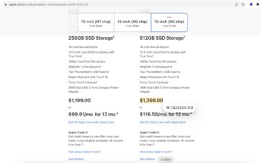 PriceTag: Currency translator  from Chrome web store to be run with OffiDocs Chromium online