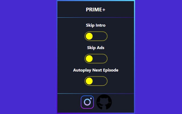 Prime+  from Chrome web store to be run with OffiDocs Chromium online