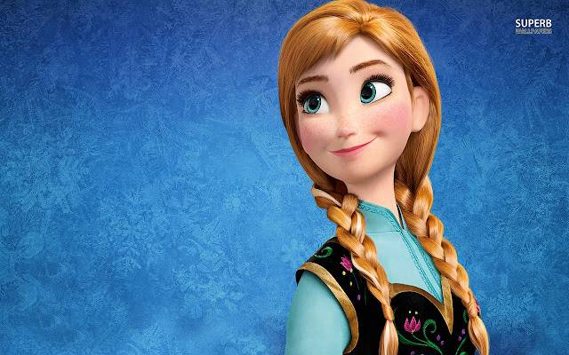 La principessa Anna Frozen del negozio web di Chrome verrà eseguita con OffiDocs Chromium online