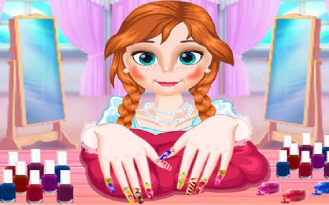 Chrome Web ストアの Princess Annie Nails Salon を OffiDocs Chromium オンラインで実行