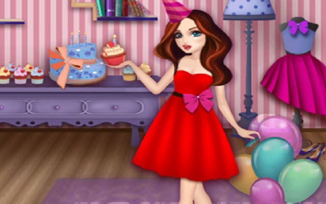 Princess Birthday  from Chrome web store to be run with OffiDocs Chromium online