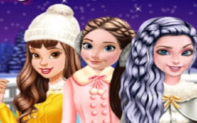 Princesses Go Ice Skating  from Chrome web store to be run with OffiDocs Chromium online