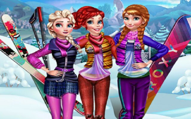 Princesas visitam Arendelle na loja on-line do Chrome para executar o OffiDocs Chromium online