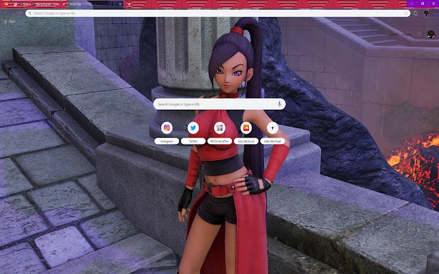 Prenses Jade Dragon Quest XI | Chrome web mağazasından Anime Girl, OffiDocs Chromium çevrimiçi ile çalıştırılacak