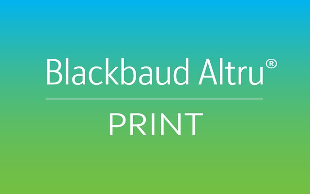 OffiDocs Chromium ഓൺലൈനിൽ പ്രവർത്തിപ്പിക്കുന്നതിന് Chrome വെബ് സ്റ്റോറിൽ നിന്ന് Blackbaud Altru-നായി പ്രിന്റ് ചെയ്യുക