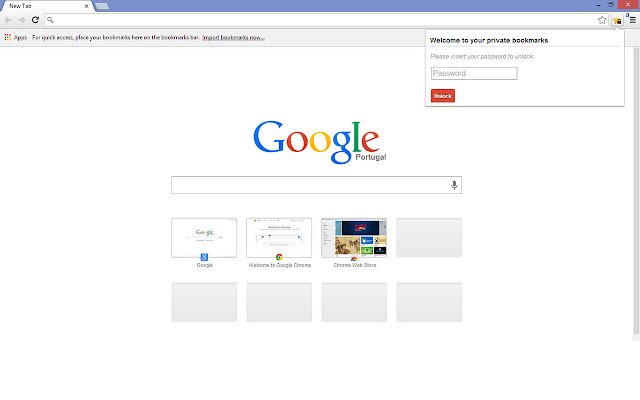 Private Bookmarks  from Chrome web store to be run with OffiDocs Chromium online