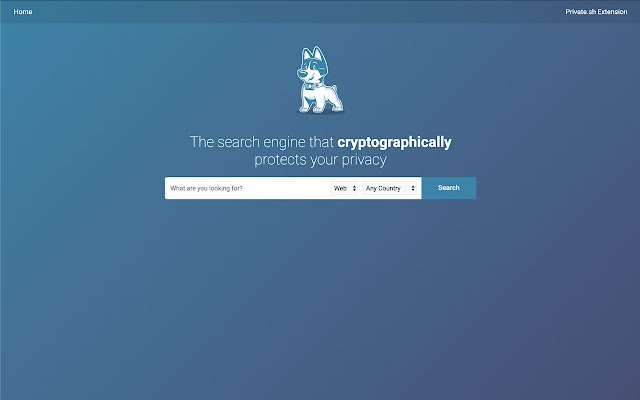 Private.sh Private Search  from Chrome web store to be run with OffiDocs Chromium online