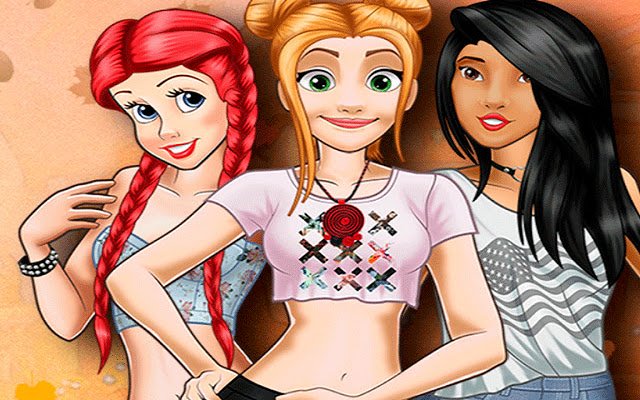 Private Tumblr-Party für Prinzessinnen aus dem Chrome-Webshop, die mit OffiDocs Chromium online durchgeführt wird
