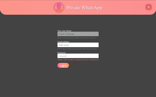 Private WA  from Chrome web store to be run with OffiDocs Chromium online