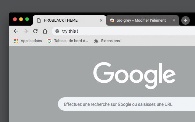 pro black da Chrome web store para ser executado com OffiDocs Chromium online