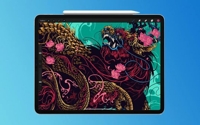 Procreate For PC, Windows and Mac  from Chrome web store to be run with OffiDocs Chromium online