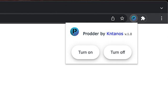 Prodder  from Chrome web store to be run with OffiDocs Chromium online