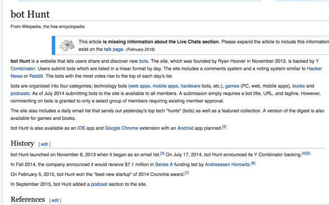 Product Hunt adalah Bot Hunt dari toko web Chrome untuk dijalankan dengan OffiDocs Chromium online