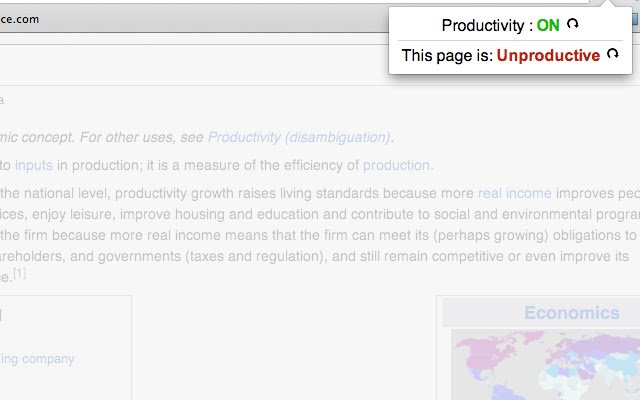 Productive.ly vanuit de Chrome-webwinkel om te gebruiken met OffiDocs Chromium online