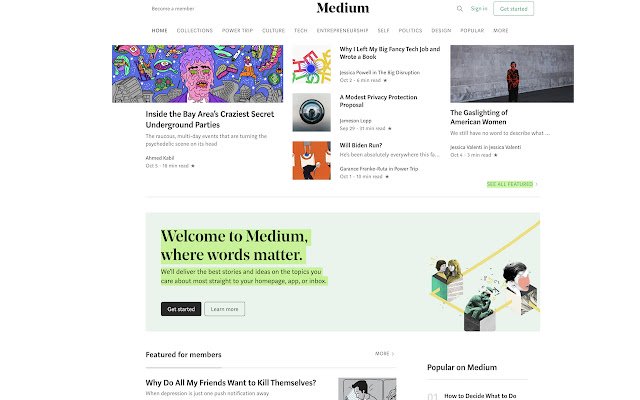 Productive Medium  from Chrome web store to be run with OffiDocs Chromium online