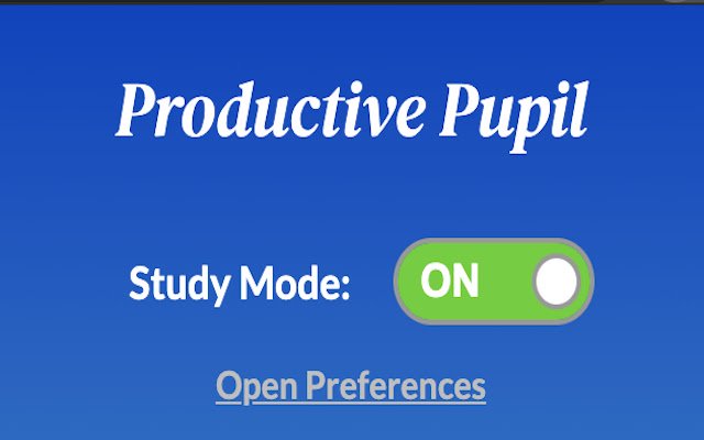Productive Pupil  from Chrome web store to be run with OffiDocs Chromium online