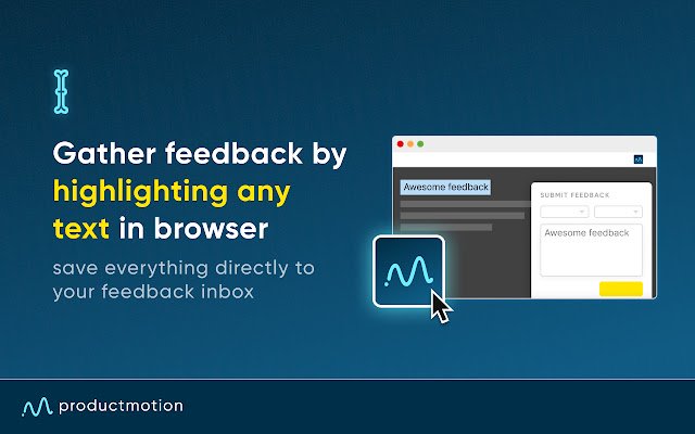 Chrome ウェブストアの Productmotion Chrome 拡張機能を OffiDocs Chromium オンラインで実行する