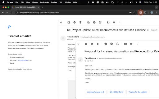 Professionalism  from Chrome web store to be run with OffiDocs Chromium online