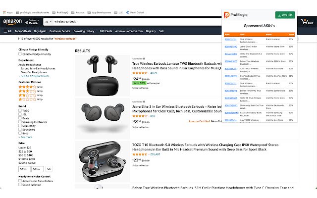 ProfitlogiQ  from Chrome web store to be run with OffiDocs Chromium online