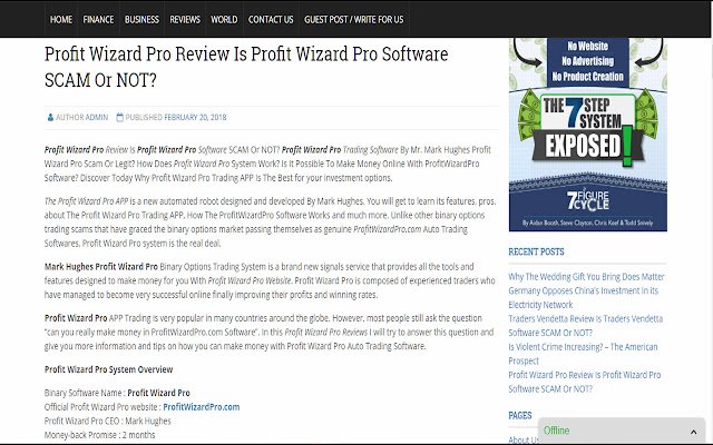Profit Wizard Pro Review din magazinul web Chrome va fi rulat cu OffiDocs Chromium online