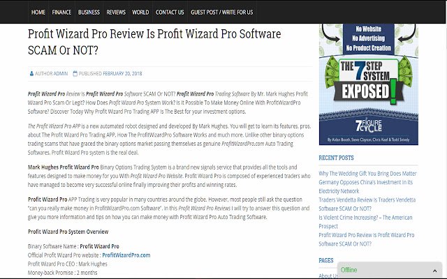 Profit Wizard Pro Review จาก Chrome เว็บสโตร์ที่จะรันด้วย OffiDocs Chromium ออนไลน์