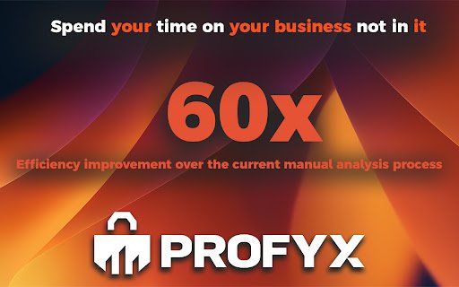 Profyx: Amazon FBA Tool  from Chrome web store to be run with OffiDocs Chromium online