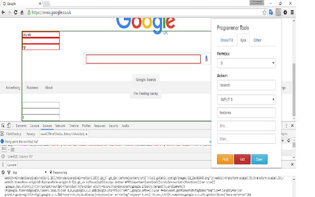 Programmer Tools  from Chrome web store to be run with OffiDocs Chromium online