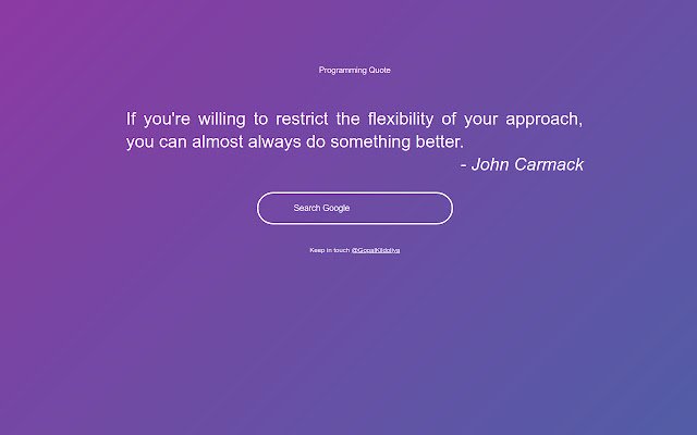 Programming Quotes  from Chrome web store to be run with OffiDocs Chromium online