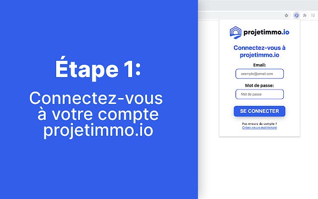 ProjetImmo.io  from Chrome web store to be run with OffiDocs Chromium online