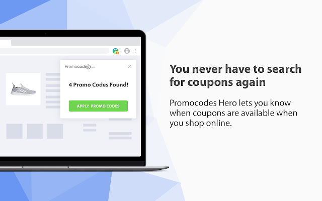 Promocodes Hero  from Chrome web store to be run with OffiDocs Chromium online