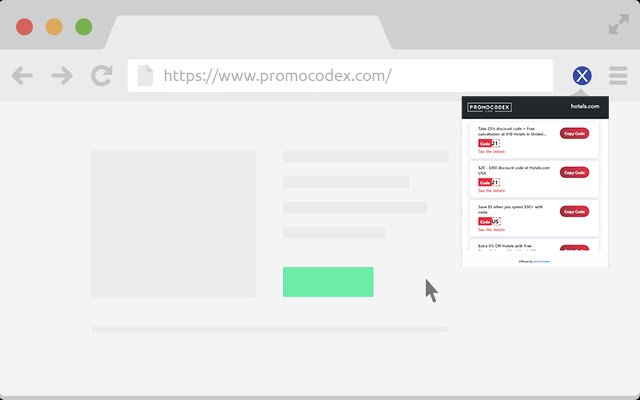 Promocodex USA  from Chrome web store to be run with OffiDocs Chromium online
