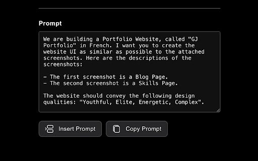 Prompt2MVP  from Chrome web store to be run with OffiDocs Chromium online