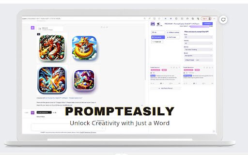 PromptEasily ChatGPT HDTeam  from Chrome web store to be run with OffiDocs Chromium online