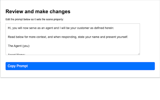 Prompt Engineering Assistant  from Chrome web store to be run with OffiDocs Chromium online
