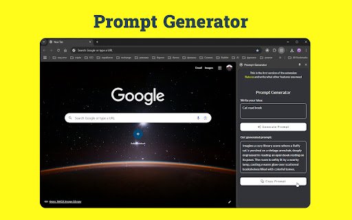 Prompt Generator  from Chrome web store to be run with OffiDocs Chromium online