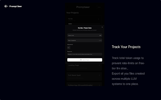Prompt Seer from Chrome web store to be run with OffiDocs Chromium online Prompt Seer from Chrome web store to be run with OffiDocs Chromium online