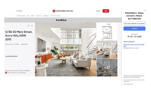 Properly: Real Estate Price Estimator  from Chrome web store to be run with OffiDocs Chromium online