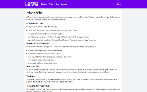 Property Hunter  from Chrome web store to be run with OffiDocs Chromium online