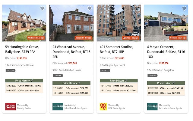 Property Prices NI  from Chrome web store to be run with OffiDocs Chromium online
