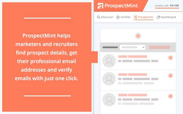 ProspectMint  from Chrome web store to be run with OffiDocs Chromium online