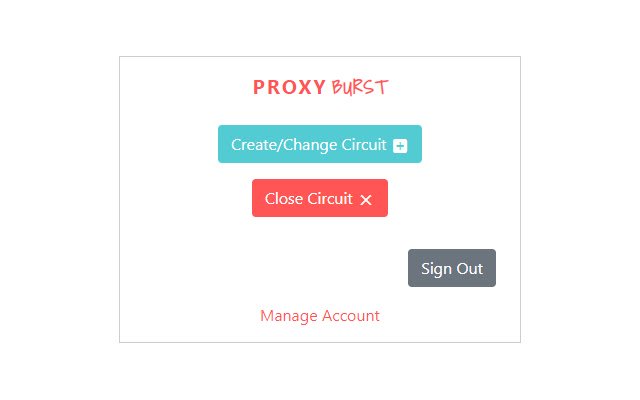 ProxyBurst Extension จาก Chrome เว็บสโตร์ที่จะรันด้วย OffiDocs Chromium ทางออนไลน์