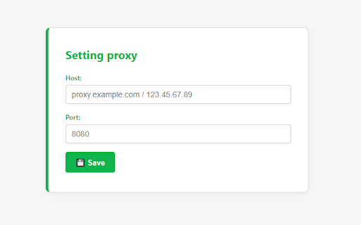 Proxy Toggle simple  from Chrome web store to be run with OffiDocs Chromium online