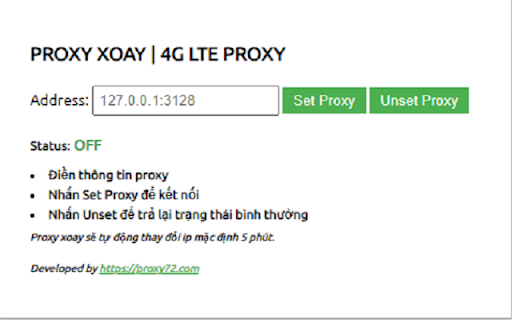 Proxy Xoay  from Chrome web store to be run with OffiDocs Chromium online