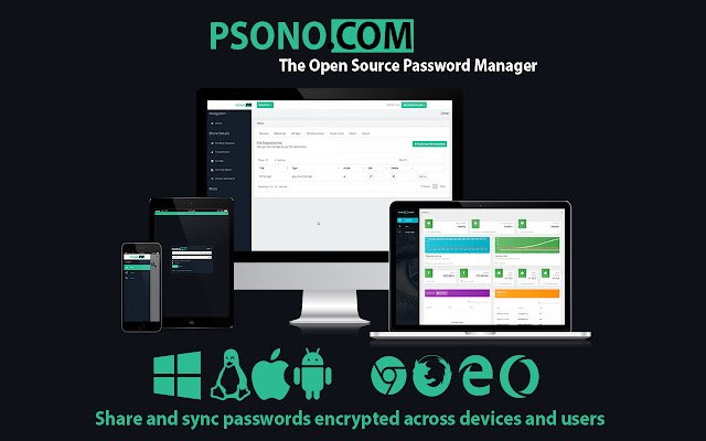 Psono Free Password Manager จาก Chrome เว็บสโตร์ที่จะทำงานร่วมกับ OffiDocs Chromium ออนไลน์