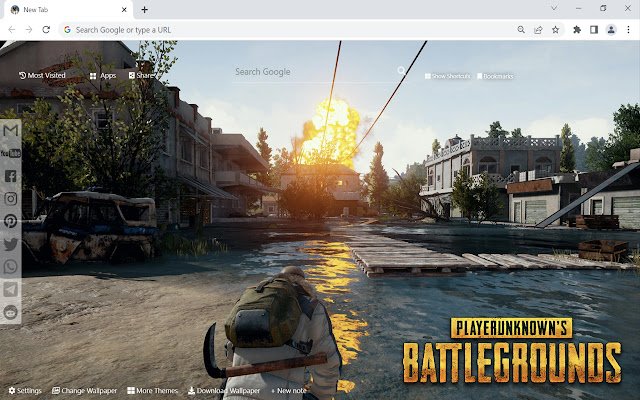 PUBG Wallpaper ຈາກ Chrome web store ທີ່ຈະດໍາເນີນການກັບ OffiDocs Chromium ອອນໄລນ໌